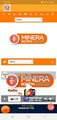 Minera90.7Fm android App screenshot 3